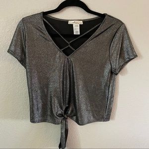 Silver Sparkly Blouse